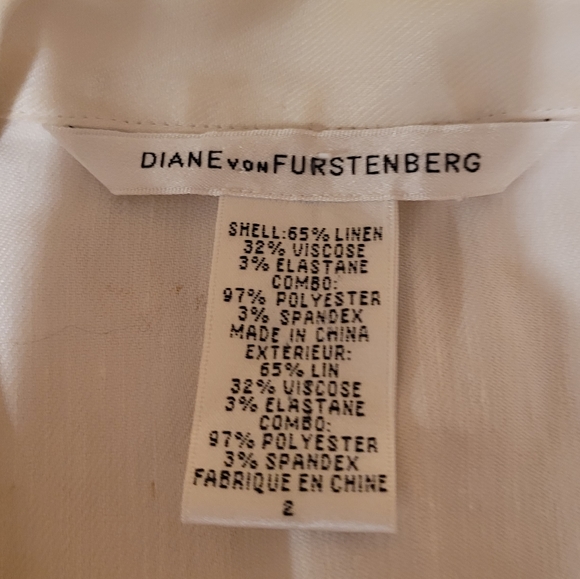 Dianne Von Furstenberg white blazer - Picture 7 of 11